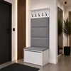Schuhschrank mit Sitz und Kleiderbügel ANDY Produktbild-Vorschau 2