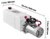 VEVOR 3,8 L Einfachwirkende Hydraulikpumpe Kippanhänger Produktbild-Vorschau 8