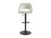 Barhocker 2er-Set - Cord & schwarzes Metall - Produktbild-Vorschau 3