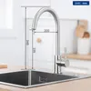 360° Schwenkbar Hochdruck Küchenarmatur Edelstahl Produktbild-Vorschau 9
