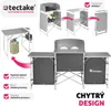 Kempinková kuchyně 172x52x104cm - šedá Náhled obrázku produktu 4