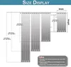 132x274cm Samtverdickt Blackout Curtain 2er Set, Gardinen Produktbild-Vorschau 7
