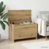 vidaXL Coffre de rangement en chêne artisanal 80 x 40 x 50 Voir les images du produit 4