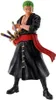 A full-body shot of an action figure of the character Roronoa Zoro from One Piece. Náhled obrázku produktu