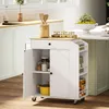 HOMCOM Küchenwagen mit Schublade, Schrank, Gewürzregal, 4 Produktbild-Vorschau 2
