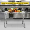VEVOR Kuchynský stôl Pracovný stôl Komerčný prípravný stôl Náhľad obrázku produktu 2