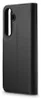 A black phone case is shown in a studio shot against a white background. Produktbild-Vorschau