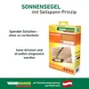 Seilspann-Sonnensegel 270x140cm beige/sand Produktbild-Vorschau 6