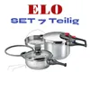 ELO Schnellkochtopf SET Schnellkochpfane , 22 cm , 6 + 3 Produktbild-Vorschau 1