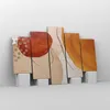 Bild auf Leinwand - Leinwandbild - 5 Teile - Orange Produktbild-Vorschau 4