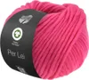 A ball of pink yarn with a label. Produktbild-Vorschau