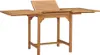 vidaXL Gartentisch Ausziehbar (110-160)x80x75 cm Massivholz Produktbild-Vorschau 8