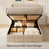 Letto imbottito BEALIFE 120x200 cm con rete a doghe e letto Anteprima dell’immagine prodotto 5