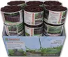 A display box filled with rolls of brown lawn edging. Produktbild-Vorschau
