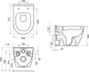 Belvit Hänge Wand Dusch WC mit Taharet Bidet Funktion WC Produktbild-Vorschau 6