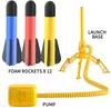 Kinder Raketenwerfer Set mit 12 Schaumstoffraketen & Produktbild-Vorschau 6