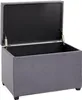 Pouf HAKU grigio - MDF, tessuto in velluto a coste, L/A/P: Anteprima dell’immagine prodotto 6