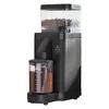 A black MOCCAMASTER coffee grinder is shown against a white background. Produktbild-Vorschau