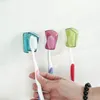 3pcs/Set Zahnbürstenregal-Wand-Saugnapfbecher Keine Produktbild-Vorschau 3