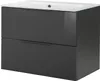 FACKELMANN LUNA Badmöbel Set 2 Teile / Glas Waschbecken / Produktbild-Vorschau 1