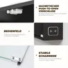 BROTTAR Wandvitrine Schwarz mit Glastüren, 6 verstellbaren Produktbild-Vorschau 6