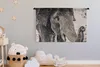 MuchoWow® Wandteppich Wandbehang Elefant - Porträt - Produktbild-Vorschau 3