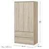 Home Collective Kleiderschrank Schrank Mehrzweckschrank Produktbild-Vorschau 2