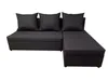 GINO-Ecksofa mit Schlaffunktion und Bettkasten in schwarz  Produktbild-Vorschau 1