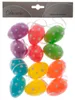 Ostereier zum Aufhängen bunt mit Punkten 6cm, 12 Stück Produktbild-Vorschau 3