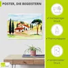 ARTland Poster Frühling in der Toskana Größe: 60x45 cm Produktbild-Vorschau 2