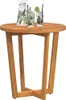 vidaXL Tavolino da giardino rotondo Ø70x75 cm in legno Anteprima dell’immagine prodotto 4