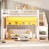 Letto a castello 90x200 cm con schienale in ecopelle, letto Anteprima dell’immagine prodotto 3