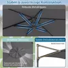 Slnečník COSTWAY 300 x 300 cm, slnečník s kľukou, otočný o Náhľad obrázku produktu 5