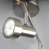 LED stropné svietidlo 3xGU10 otočné 3000K 12W matný nikel Náhľad obrázku produktu 6