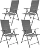 BRUBAKER 4er Set Gartenstühle Riva - Faltstühle klappbar- Produktbild-Vorschau 1