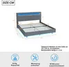 Flieks Polsterbett 140x200cm mit USB, Jugendbett Doppelbett Produktbild-Vorschau 7
