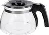 A clear studio shot of a glass coffee pot. Voir les images du produit