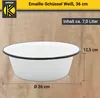 Karl Krüger 101361 Schüssel emailliert, weiß, Ø 36 cm Produktbild-Vorschau 4
