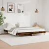vidaXL Rám postele bez matrace kouřový dub 160x200 cm Náhled obrázku produktu 2