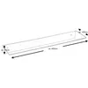 Wandregal aus Acrylglas 400mm Breit, 100mm Tief - Zeigis® / Produktbild-Vorschau 6