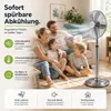 Standventilator extra leise aus Metall – Design Produktbild-Vorschau 6