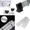 A collage of close-up images showing different parts and accessories of a multi-purpose ladder. Náhľad obrázku produktu