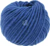 A ball of blue yarn on a white background. Produktbild-Vorschau