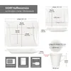 18pcs Service à café Ivory Porcelaine 6 personnes Tasses Voir les images du produit 4