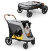 WISFOR, passeggino pieghevole per cani, carrello per cani, Anteprima dell’immagine prodotto 1