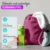 EllaTex Turnbeutel 37x46 cm – Gym Sack aus 100% Baumwolle Produktbild-Vorschau 3