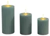 Candele LED Relaxdays, set da 3, 3 misure, fiamma Anteprima dell’immagine prodotto 9