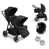 Baninni Poussette 4-en-1 Duo avec siège-auto Luiz Noir Voir les images du produit 1