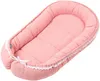 Babynest 4er Set Kuscheliges Musselin Rosa mit dekorativer Produktbild-Vorschau 8