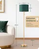 EDISHINE Stehlampe Wohnzimmer, Vintage Stehleuchte mit Produktbild-Vorschau 6